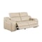 Homeroots 76in Beige and Silver Italian Leather Power Reclining Loveseat 633750 - alternate 4