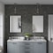 Emser Tile Elegan Series Porcelain Mosaic Tile, 13 in L Tile, 10 in W Tile, Pressed Edge, Nero, 20PK W95ELEGNE1111MPKM - alternate 2
