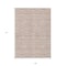 Homeroots 9' X 12' Salmon Copper And Beige Striped Washable Indoor Outdoor Area Rug 587972 - alternate 4