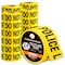 Xpose Safety Police Line Do Not Enter Tape Roll, 3 Inch Wide x 1000 Feet, Yellow w/Black Letters, 24 Rolls, 24PK PPLT-24-X - alternate 1