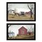 Homeroots Set Of Two Goin to Market 2 Black Framed Print Wall Art, 2PK 406206 - alternate 1