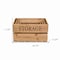 Homeroots Set of Four Brown Solid Wood Crate, 4PK 487673 - alternate 4