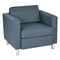 Office Star Products Pacific Armchair, Blue PAC51-R105 - alternate 5
