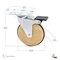 Richelieu Single Wheel Design Caster, Swivel with Brake, with Plate, Gray, Beech BP51022020503 - alternate 3