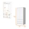Homeroots 32" White Accent Cabinet Soft Close With Multiple Shelves And Two Drawers 518211 - alternate 3