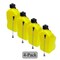 Bushman U-Jug Multi-Purpose 5.5 Gallon Utility Storage Jug -Yellow - 4 Pack UJUG-YEL-4PK - alternate 1
