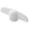 Prime-Line Prime-Line 2.38 in. L Painted White Zinc Universal Casement Tee Handles 2 pk H 3715 - alternate 1
