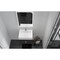 Castello Usa Nile 24-inch Black Vanity Set with White Top and Chrome Handles CB-MC-24BLK-CHR-2053-WH - alternate 4
