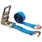 Mytee Products 4PK 3inx30ft Ratchet Tie-Down Straps w/Wire Hook 15000lbs BS for Trailer Blue, 4PK RS330WH-Bx4 - alternate 3
