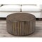 Homeroots 36" Brown Solid Wood Round Drum Coffee Table 565307 - alternate 1