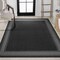 Jonathan Y Lucia Classic Diamond Border Black/Gray 3 ft. x 5 ft. Indoor/Outdoor Area Rug SMB207G-3 - alternate 3