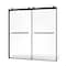 Fab Glass And Mirror Fab Glass Double Sliding Frameless Shower Door for Walk-in Shower Adjustable 44-48in Width X 7 SHPR48X79MB - alternate 1