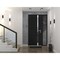 Vdomdoors Steel Door Cynex 6777 Black Sidelight Exterior Window Stainless Inserts Single Modern Painted-W36+1 CYNEX6777EXD-BLK-W36+12 x H80-Right-hand Inswing - alternate 3