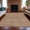 Homeroots 5' X 8' Coral And Copper Oriental Washable Indoor Outdoor Area Rug 631144 - alternate 3