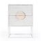 Homeroots 24" White Wood Two Drawer Nightstand 488976 - alternate 4