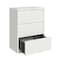 Hirsh 30 in W 3 Drawer Lateral File Cabinet, White, A4/Legal/Letter 23697 - alternate 2