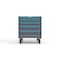 Strong Hold 5 drawer cabinet - (1x 2in, 1x 3in, 1x 4in, 1x 5in, 1x 6in) - Blue accents - Keyed Alike S3036-PCAAS-0503FS - alternate 1