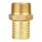 Water Source Pipe Adapter, 1-1/4 in, MNPT x Barb, Brass MA125NL - alternate 3