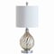 Jonathan Y Lawrence 20.5" Glass/Metal LED Table Lamp, Mercury Silver JYL1034A - alternate 8