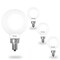 Bulbrite 5 Watt LED G16 Light Bulbs, Warm Dimming 3000K Soft White, 1800K Candlelight, 500 Lumens, 4PK 862887 - alternate 1