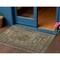 Homeroots 3' X 5' Brown And Denim Blue Medallion Washable Indoor Outdoor Area Rug 616046 - alternate 1