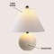 Jonathan Y Liza 16" Modern Minimalist Travertine Globe LED Table Lamp, Beige JYL1151A - alternate 4