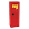 Eagle Mfg Hazardous Material Storage Cabinet, 24 gal, 3 Shelves, Steel, 23 1/4 in W x 65 in H x 18 in D, Red 2310XRED - alternate 1