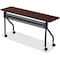 Iceberg OfficeWorks Mobile Training Table, Gray Top, Charcoal Frame, 18 in W x 72 in L 68068 - alternate 1