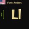Aacc Self-Adhesive Vinyl Letter: l, Scale: 1.5 in. Color: Gold Font: Anders by, 24PK AACC-Anders-ll-Gold-I1.5x24 - alternate 1