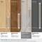 Amerock Overton 8-13/16 in 224 mm Center-to-Center Satin Nickel/Polished Chrome Cabinet Pull BP36684G1026 - alternate 3