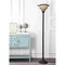 Jonathan Y Smith Tiffany-Style 70.5" Torchiere LED Floor Lamp, Bronze JYL8000A - alternate 2