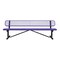 Leisure Craft Portable, Bench with Back, 8ft., Purple B8WBP-PURPLE - alternate 1