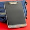 Oic Clipboard, Slim Storage Box, 10"Wx1-1/4"Dx10-1/2"H, Charcoal OIC83308 - alternate 4