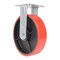 Vestil Polyurethane Rigid Caster 8 In. Diameter x 2 In. Width 1474 Lb. Capacity Red/Black CST-VE-8X2PU-R - alternate 2