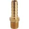 Milton 3/8'' Barb 1/4'' MNPT Brass Hose End, 2PK S-602 - alternate 1