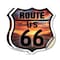 Signmission Route Us 66 Sunset, 12 inch X 12 inch, Vinyl Decal, 2PK SHI-D-2PACK-12-482 - alternate 1