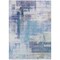 Homeroots 8' X 10' Blue Ivory And Gray Abstract Washable Indoor Outdoor Area Rug 602917 - alternate 5