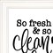 Homeroots So Clean Clean 1 White Framed Print Bathroom Wall Art 407684 - alternate 2