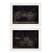 Homeroots Set Of Two Motor Bike Patent I and II 1 White Framed Print Wall Art, 2PK 406047 - alternate 1