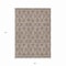 Homeroots 3' X 5' Ivory Taupe And Beige Floral Washable Indoor Outdoor Area Rug 582278 - alternate 3
