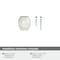 Amerock Carrione 1-5/8 inch 41mm Length Marble White/Golden Champagne Cabinet Knob BP36638MWBBZ - alternate 3