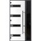 Vdomdoors Front Exterior Prehung Steel Door Ronex0131 Black Enamel 96 Sidelight Exterior Window Sidelite RONEX0131EXD-BLK-W36+12xH96-RH-I - alternate 1