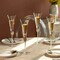 Dinewares 4 Piece Elegant Crystal Set Wedding Champagne Glasses with Diamond Rhinestone Accents and a QI004759.GD.4 - alternate 3