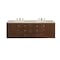 James Martin Vanities Amberly 72" Double Vanity, Mid-Century Walnut, w/ 3 CM Tajnar Eclos Top w/FreePower Wireless Charger 670-V72-WLT-FTJR - alternate 4