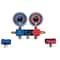 Performance Tool A/C Manifold Test Kit R1234YF, Gauges, Hoses, Couplers, SAE W89739 - alternate 2