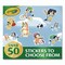 Crayola Bluey Color and Sticker Activity Set, 32 Coloring Sheets, 51 Stickers, 5 Pip-Squeaks Markers 04-2743 - alternate 3