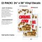 Signmission Caramel Corn, Vinyl Decals Only 24 Inch x 36 Inch, Vinyl Decal, 2PK DSB-2436-2PACK-Caramel Corn - alternate 2