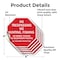 Signmission No Trespassing No Hunting, Fishing, 4 inch X 4 inch, Vinyl Decal, 5PK OC-D-5PACK-4-97 - alternate 3