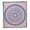 Homeroots 92" X 84" Purple Black And White Mandala Cotton Hanging Tapestry 397417 - alternate 1