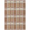 Homeroots 9' X 12' Copper Gold And Gray Plaid Washable Indoor Outdoor Area Rug 597587 - alternate 7